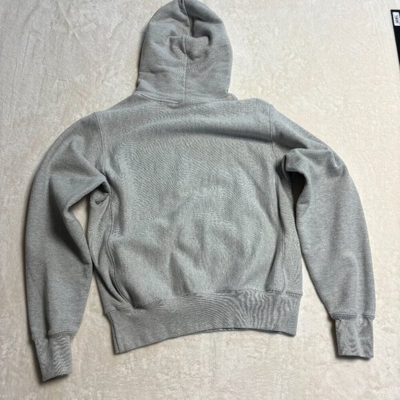 Champion Mens Reverse Weave‎ Hoodie Small Pullover Grey with Gold Lettering - Picture 9 of 13